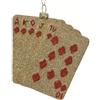 Appendini Carte da Gioco Glitterate Oro e Rosse - Kaemingk