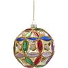 Pallina di Natale Sfera Quadri Ø 12,5 cm EDG Enzo De Gasperi