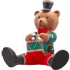 Orso Noel Nutcracker H60 cm - Decorazione Natalizia di Lusso | EDG