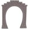 Set 2 pz Portale Tunnel Grigio - MyVillage, Accessorio Paesaggio Natalizio