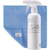 Ewent Kit di Pulizia per Schermi, Smartphone, iPad/Tablet, Occhiali, Lettori eBook, Monitor, Touchscreen e TV, 500 ml Detergente Spray + Panno in Microfibra (30x30cm), Senza Striature e Senza Strisce