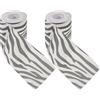 Tofficu Carta Igienica con Stampa a Nastro Animale Zebra 2 Pezzi, Resistente Agli Strappi e Design Creativo per Decorazione Bagno Originale
