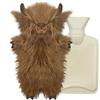 Bseical Borsa Acqua Calda, 1L Borsa Dell'acqua Calda, Gomma Boule Acqua Calda, Borsa Acqua Calda Peluche, Peluche Buehot Water Bottle Per Borsa Dell'Acqua Calda Per Scaldamani/Stomaco/Collo