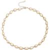 EVER FAITH Collana in perle barocche con colletto, placcata in oro, vintage, perle d'acqua dolce avvolte in seta, collana girocollo fatta a mano, graziosa decorazione da sposa per le donne, Perle