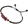 GALPADA Bracciale Feng Shui in Marrone, Corda Intrecciata Fatta a Mano