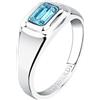 Trussardi Anello Donna in Acciaio, Zirconi, Collezione T-DESIGN, Regalo Anniversario