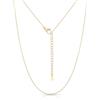 Silvora Catenina Acciaio Donna Uomo, 1mm Collana Catena Oro lunga 55cm