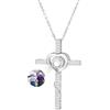 OTXIXTO OTXITXO Collana Personalizzata con Proiezione di Foto per Donne Collana con Nome Personalizzato per Uomo con Foto All'interno Ciondolo a Forma di Croce Incisa Barre Regali di Fotografia - C & Argento