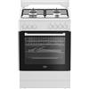 Beko - Cucina A Gas Fbst62110dw Classe A-bianco