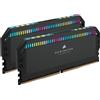 Corsair Dominator Platinum RGB (2 x 32GB, 5600 MHz, RAM DDR5, DIMM), Memoria RAM, Multicolore, Nero