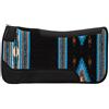 Weaver Equine Weaver Leather Sottosella in feltro misto lana sagomato Pony 35-1676-S8, nero/blu