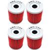 ZDCOZMD 1/2/4 pcs Parti Del Motociclo Filtro Olio Per SYM per Maxsym 400 400I 2011 2012 2013 2014 2015 600 600I 2016(Champagne)