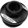 SCAR Tappo vite carter olio motore compatibile con KAWASAKI KX250 05-08 KX250F 04-26 KX450F 06-26 KLX450R 08-09 SUZUKI RM-Z250 04-06 HUSQVARNA TC250 0 09-10 TEST 250 0 9-10 SM250R 09 - Nero