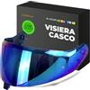 Everalo Visiera per Casco Shark Skwal i3 - D-Skwal 3 - Ridill 2 - VZ400 | Lente di ricambio Esclusiva, Compatibile con lente Antifog Originale