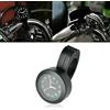 Riloer Orologio da manubrio moto, orologio da manubrio moto universale in alluminio Orologio da manubrio da moto per manubrio da 7/8 a 1, nero