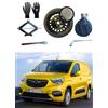 D'ANGELO 1988 Kit Ruotino di Scorta 16 compatibile con Opel Combo (2012-2017) con Cric, Chiave, Guanti e Sacca
