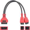 Dezanyc Per Chrysler 12+8 Connettore del cavo di programmazione per DS808 MS905 MS906 MS906BT MS906S MS908 MS908S MK808 MX808 MX900, cavo di sicurezza universale bypass 12 8 cavo OBD II Bypass per