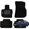 W-Parts SERIE 4 TAPPETI - TAPPETINI IN MOQUETTE NERI PER BMW X4 G02-F98 dal 2018 al 2026