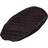 Cabilock Coprisella per Moto, Coprisella Scooter 150cc, Rete Traspirante in Lino e Mesh, Antiscivolo, Isolante dal Calore, Nero