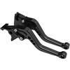 VekAuto Corto Freno Frizione Leve per Triumph TIGER 1050/Sport 2007-2016 6 Posizione Regolabile Moto Manubrio Freno Leva T6 6061 Lega Alluminio Nero