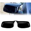 GEARMONSTER Copri specchietti retrovisori per auto, di ricambio per BMW Serie 5 E60 E61, colore nero lucido