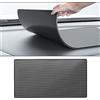 SPORTARC Tappetino antiscivolo in silicone per cruscotto auto, 180 x 130 mm, colore: nero