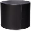 Ecopuf Pouf Poggiapiedi Roller in Ecopelle Sfoderabile - Puff Sgabello Rotondo Imbottito da Interni