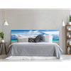 Oedim Testiera per Letto in PVC con Stampa Digitale Acqua, Cristallo Multicolore, 100 x 60 cm, Disponibile in Diverse Misure, Leggera, Elegante, Resistente ed Economica