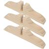 AUTSUPPL Base Divisoria in Legno Beige 3 Pezzi per Paravento e Divisorio Porta Design Leggero e Pratico per Uso Domestico e Ufficio