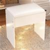 LIANWANG Sgabello da Toeletta Moderno in Legno, Bianco, 43 x 40 x 24 cm, per Camera da Letto