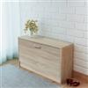 Rantry Panchina con Scarpiera Colore Rovere 80x24x45 cm, Scaffale Portascarpe Organizzatore per Scarpe Salvaspazio Stoccaggio Salva Spazio per Corridoio per Soggiorno Ufficio
