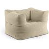 Lumaland Poltrona modulare, 400 l, per divano modulare, ideale da abbinare con pouf | EPS/Bean Bag con imbottitura | Cuscino per interni lounge lavabile per soggiorno, camera da letto & Co.