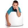 Ecopuf Point Pouf Poggiapiedi in Ecopelle Pieno di Palline di Polistirolo - Puff Sgabello da Interni