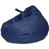 Ecopuf Oscar Puff Poltrona Sacco da Interno e Esterno - Pouf in Poliestere Antimacchia con Maniglia