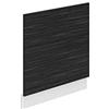 B BELINI GROUP Belini pannello frontale PO 60 cm, senza piano di lavoro, Ebano Reale | Senza maniglia, lavastoviglie pannello frontale larghezza, pannello frontale per lavastoviglie
