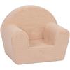 KNORRTOYS.COM Knorrtoys Poltroncina per Bambini Design Treflik, Sedia Morbida per Cameretta, Poltrona in Schiuma e Cotone per Gioco e Relax, Arredo per Bambino, 51 x 34 x 42 cm