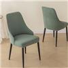 Mswborml D,1PCS, Moderno Coprisedia con Schienale Alto 6/4/2 Pezzi, Elasticizzato Fodera per Poltroncina con Braccioli Basso, Scandinava Fodera Elastica per Sedia da Ufficio Coprisedie Universali