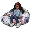 Ecopuf Puff Poltrona Sacco Modern in Poliestere Sfoderabile - Pouf Imbottito da Interno e Esterno