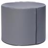 Ecopuf Pouf Poggiapiedi Roller in Ecopelle Sfoderabile - Puff Sgabello Rotondo Imbottito da Interni