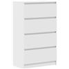 vidaXL Credenza Bianca 60x35x98,5 cm in Legno Multistrato
