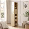 PREMTURE Armadio a specchio girevole a 360°, con specchio, per ingresso, camera da letto e spogliatoio, 40 x 35 x 164,6 cm