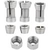 Generic Set di 8 adattatori per pinze per router da 6 mm, 6,35 mm, 8 mm, per varie macchine per la lavorazione del legno, facile installazione, nessuno strumento necessario mandrini per trimmer