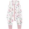 Teechodina Sacco nanna per tutto l'anno con piedi, 100% cotone, 1,5 Tog, con gambe, per bambini, 1,5 tog/coniglio, 100 cm, altezza del bambino 110-120 cm