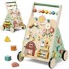 Orokiwi Carrello Primi Passi Legno, Girello per Bambini, Giochi Bambini 1 Anno