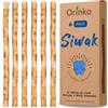 ORINKO® Siwak per Denti Naturale x6 - Spazzolino Ecologico per Pulizia e Sbiancamento Denti - Miswak Africano per Cura Naturale - Bastoncini di Araak per Igiene Orale - Alternativa Sostenibile