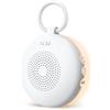 YGiTK Mini Macchina Rumore Bianco Portatile 12 Suoni Rilassanti 3 Impostazioni del Timer Regalo per Bambini/Asili Nido/Dormire/Yoga Meditazione-con Anello da Appendere