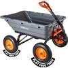 VEVOR Carrello Ribaltabile da Giardino 680 kg in Polietilene, Carriola Ribaltamento Rapido a 90°, con Maniglia Regolabile e Cuscinetti Girevoli Flessibili a 270°, per Piante Terriccio e Coltivazioni