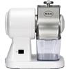 RGV Robusta Junior - Grattugia Elettrica con Rullo in Acciaio Inox Ø58x82 mm, 150W, Tramoggia in Alluminio Lavabile, Contenitore Estraibile con Coperchio Salvafreschezza