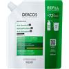 VICHY (L'Oreal Italia SpA) Vichy Dercos shampoo trattante antiforfora DS per capelli da normali a grassi eco ricarica 390ml