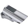 ZDETGU Telecamera di Sicurezza Finta di Sorveglianza CCTV Fittizia Ad Energia Solare per Esterni con Luce LED di per Deterrente Antifurto per Interni Ed Esterni (SILVER)